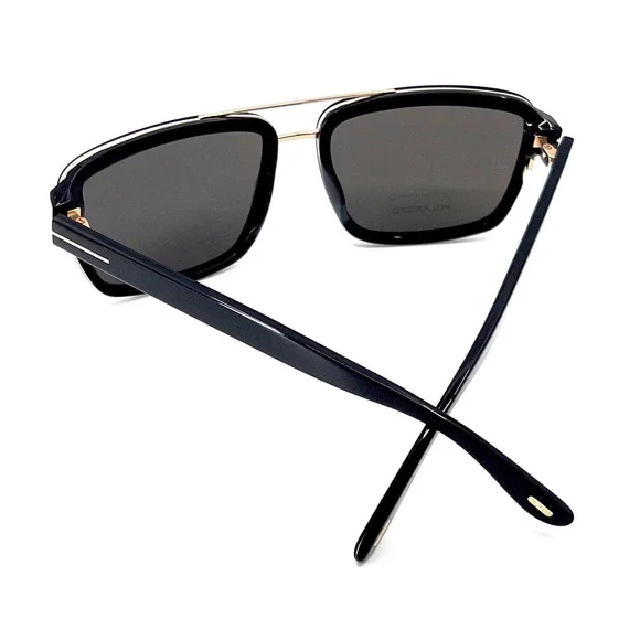 NEW!!! TOM FORD Anders Sunglasses TF780 01D Polarized Authentic - Picture 10 of 11